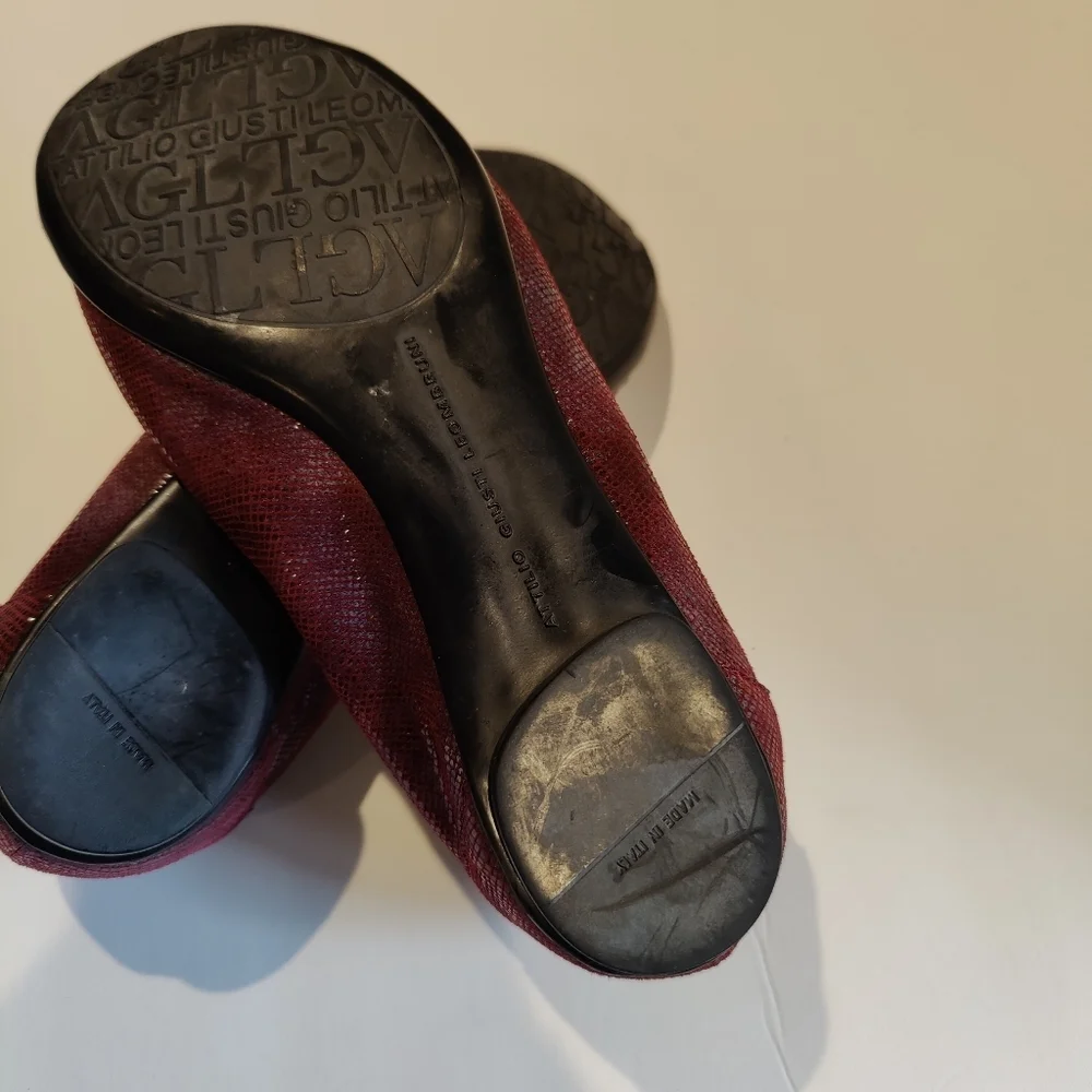 AGL Attilio Giusti Leombruni Cap Toe Ballet Flats